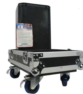 ProX X-QSCK8 ProX ATA style Flight Road Case for 2x QSC K8 or K8.2 Speakers