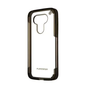 PureGear Slim Shell PRO Protective Case Cover for LG G5 - Clear / Light Gray