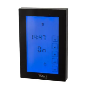 Radiant Premium Range Glass Front Digital Timer Black