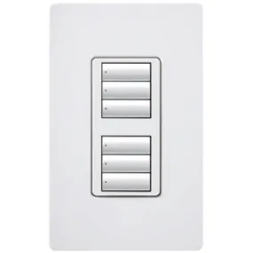 RadioRA 2 Wall-mount Designer Keypads (3 Button dual group)