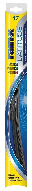 Rain-X Latitude 5079283-1/5079283 Winter Wiper Blade, 17 in, Curved Blade, Rubber :EA: QUANTITY: 1