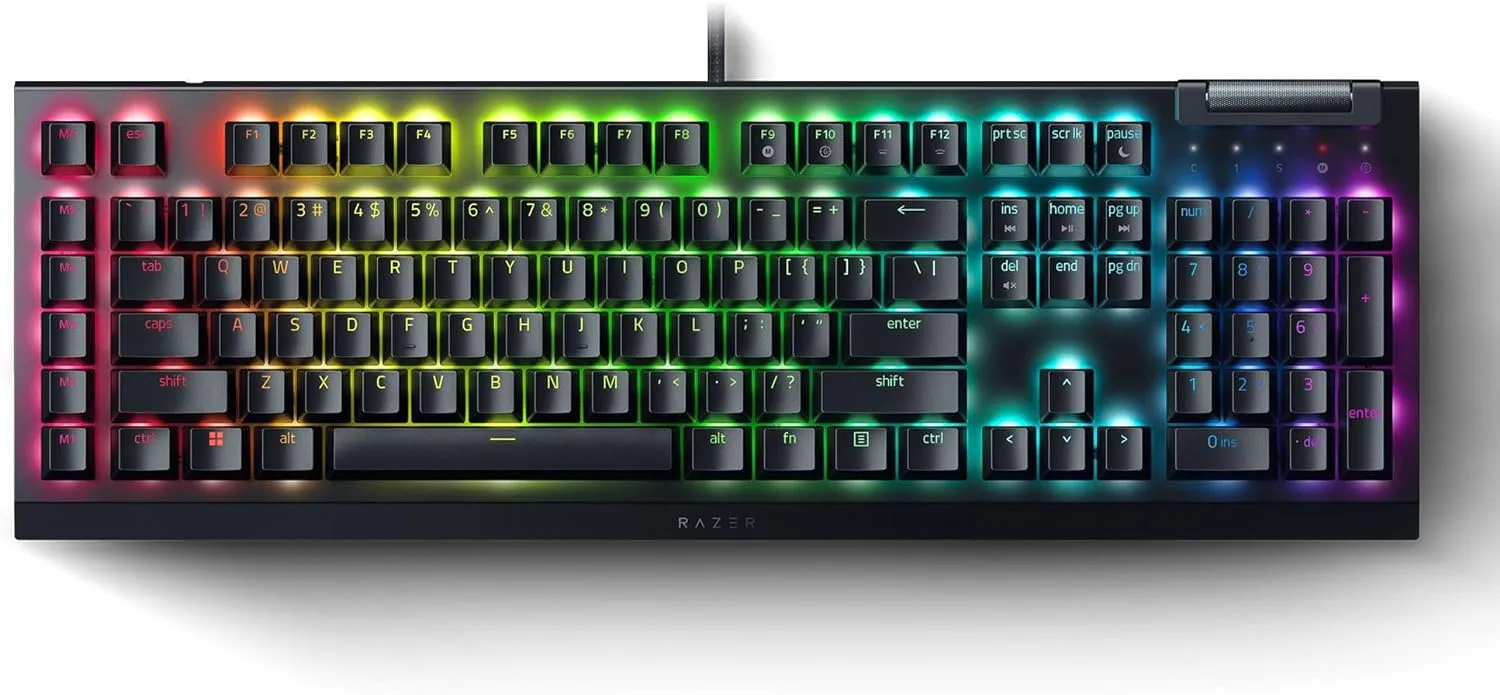 Razer BlackWidow V4 X 電競遊戲鍵盤 (英文 黃軸) RZ03-04701800-R3M1