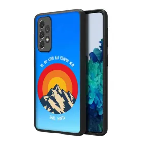 Samsung A72 Back Cover Personalized Samsung Phone Cases with Name- Adventure Mountains