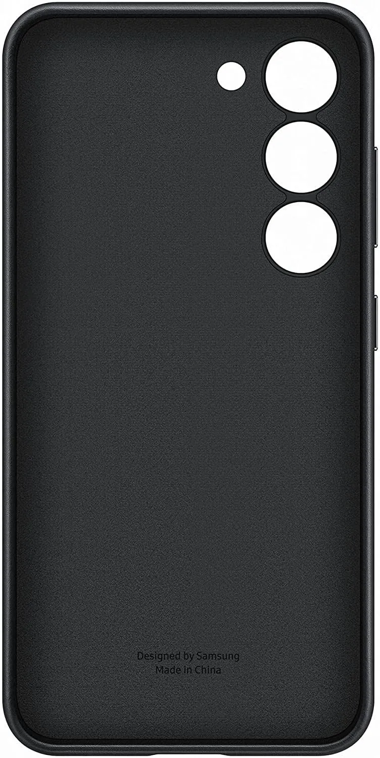 Samsung Galaxy S23 Leather Case Black - EF-VS911LBEGWW