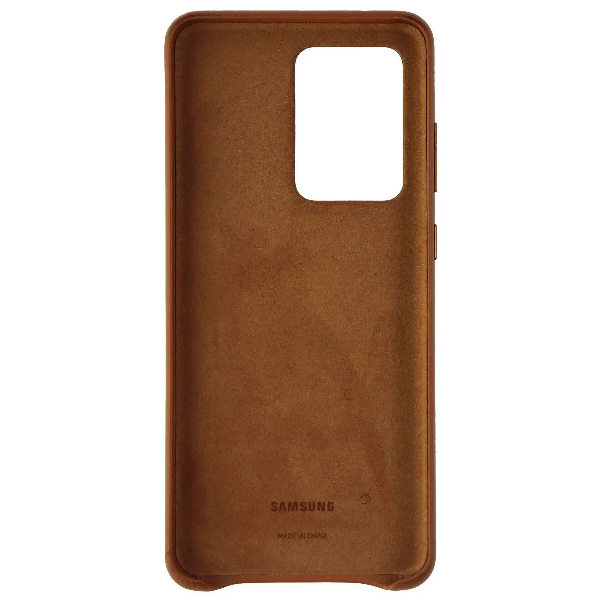 Samsung Leather Back Cover for Galaxy S20 Ultra 5G - Brown (EF-VG988LAEGUS)