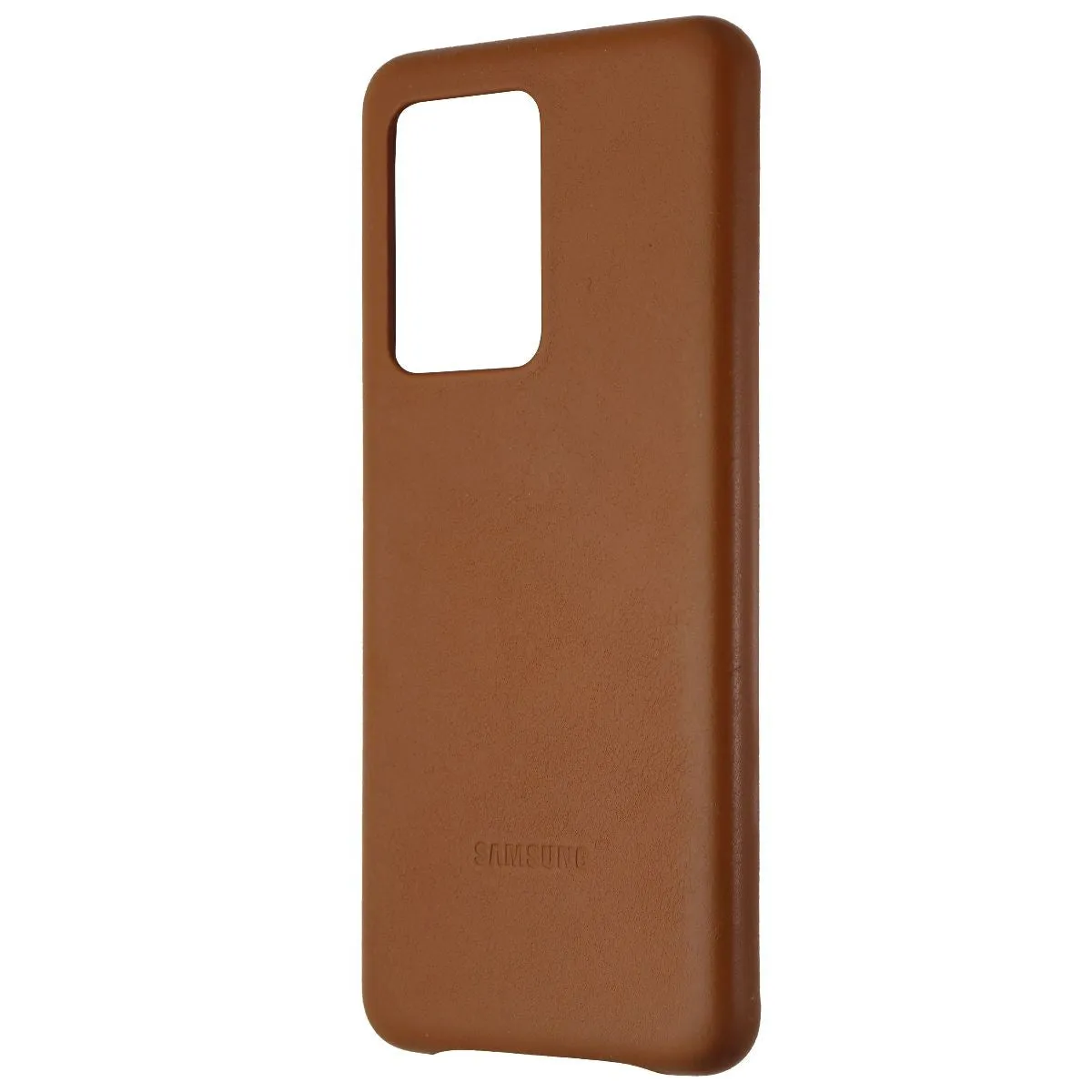 Samsung Leather Back Cover for Galaxy S20 Ultra 5G - Brown (EF-VG988LAEGUS)