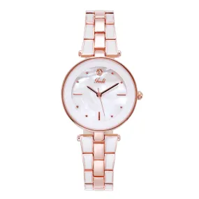 Simple Dial Steel Strap Women's Watch