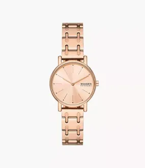 SKW3125 - Skagen Signatur Lille Two-Hand Rose Gold Stainless Steel Bracelet Female Watch