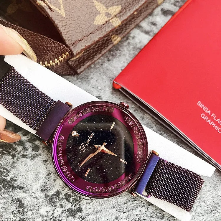 Starry Chassis Mesh Strap Women's Watch