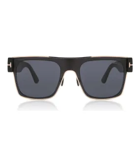 Tom Ford Men's Dark Grey Square Sunglasses