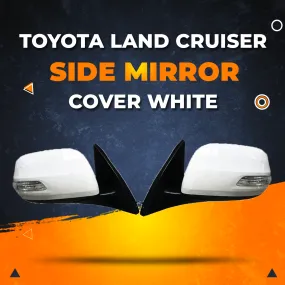 Toyota Land Cruiser Side Mirror Cover White - Model 2008-2012