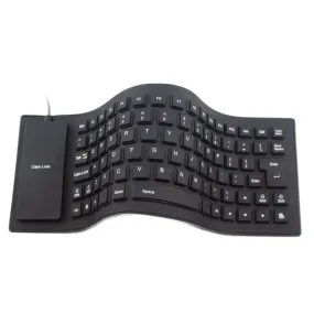 US 1-2 Pc Waterproof Silicone Keyboard Foldable Flexible USB Dustproof Full Size