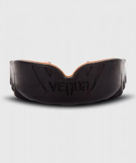 VENUM-02573-112 CHALLENGER SPORTS MUAY THAI BOXING MMA MOUTHGUARD Senior Age 11  Black Orange