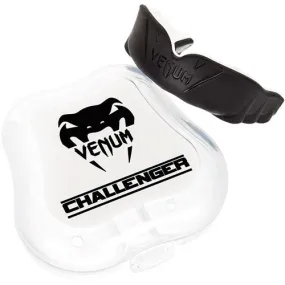 VENUM-0618 CHALLENGER SPORTS MUAY THAI BOXING MMA MOUTHGUARD Senior Age 11  Black Ice