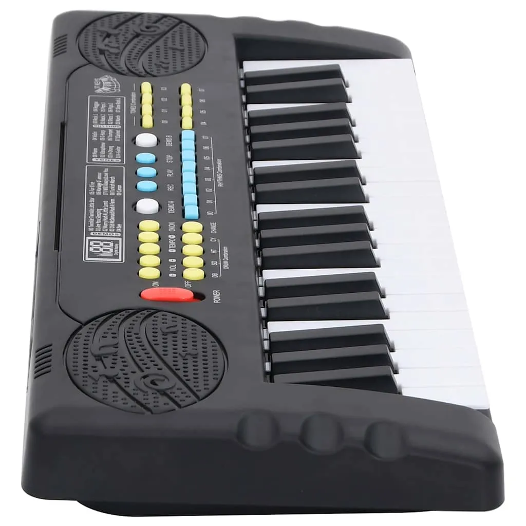 vidaXL 37 Keys Piano Electric Keyboard with Microphone for Kids