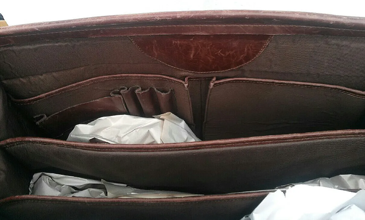 Vintage Kolte of Italy Leather Doctor Style Attache Case