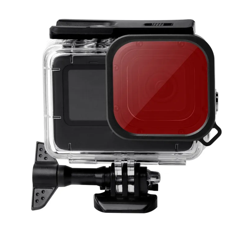 Waterproof Case   Touch Back Cover   Purple Red Pink Lens Filter for GoPro HERO10 Black / HERO9 Black