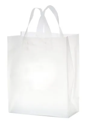 Wholesale Clear Frosted Soft Loop Shopper Bag - 19FSC8411