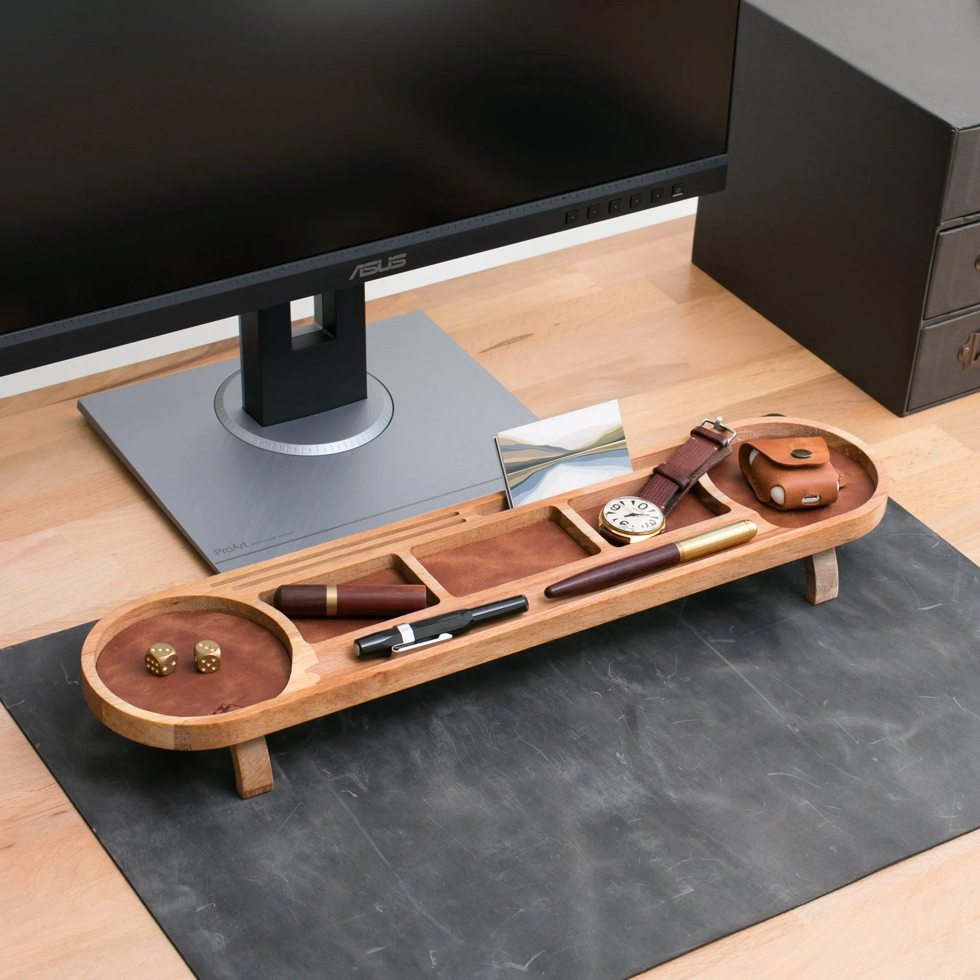 Wood Desk Organizer - Mira