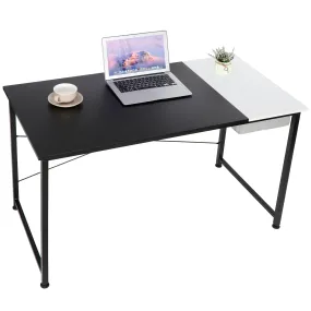 ZENY™ Computer Desk 47’’ Home Office Writing Desk Student Study Desk Laptop Table Modern Simple Desk with Drawer