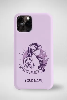 Zodiac Scorpio Customized Hard Mobile Case - iPhone, Samsung, OnePlus & Xiaomi